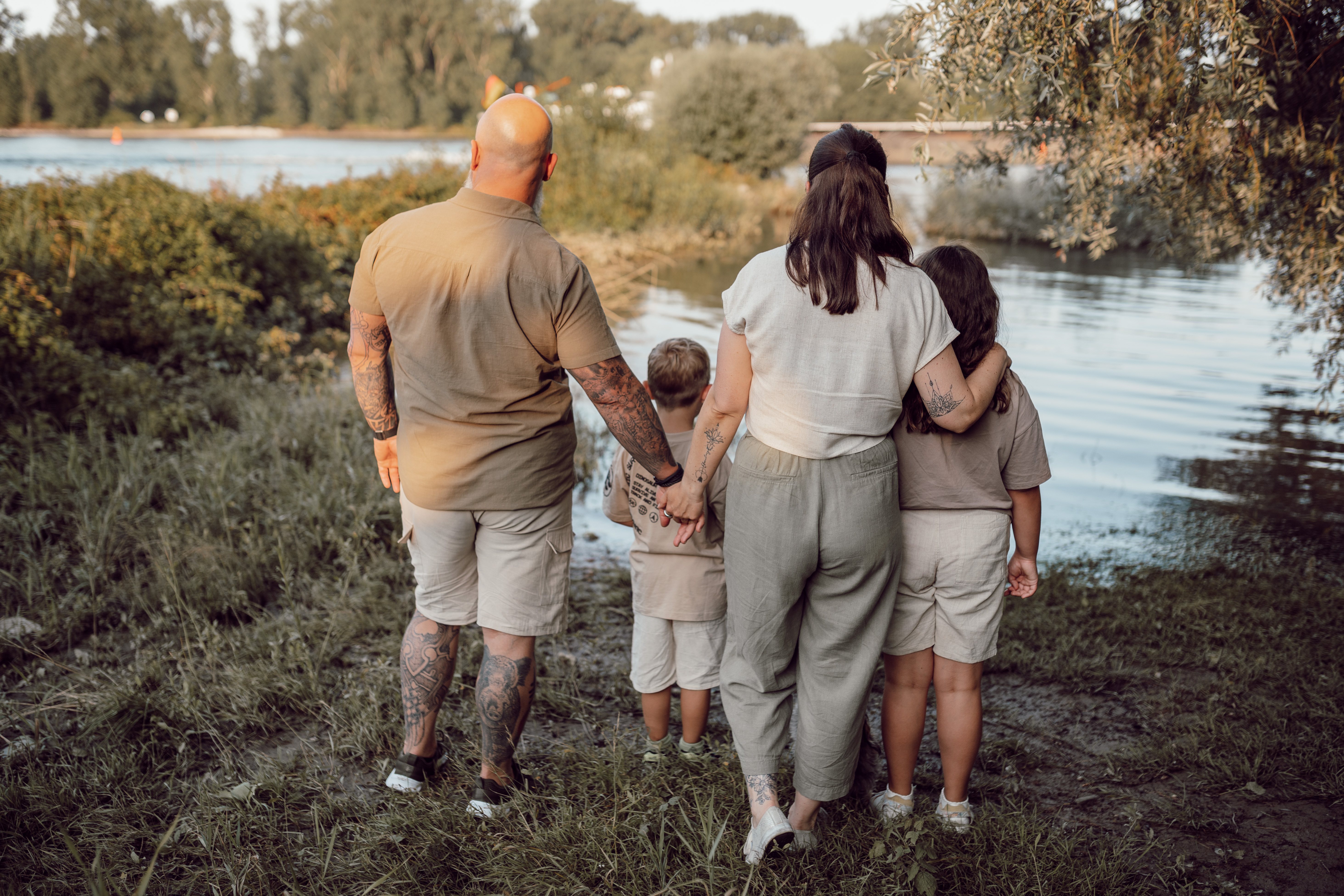 Jens Klasen mit seiner Familie